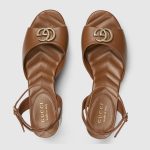 Gucci Women’s platform sandal with Double G - Image 5